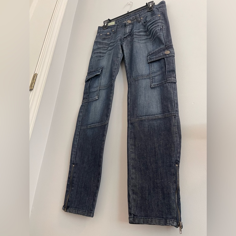 Machine Blue Cargo Pants